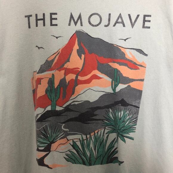 GAP Mojave Desert Graphic Tee Mint Distressed M - Picture 2 of 9